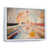 White Floater Framed