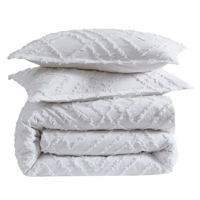 Couvre-lit gris 100% coton