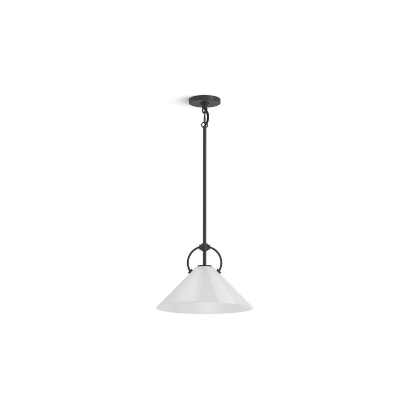 Kernen By Studio McGee 14 in. Pendant, Matte Black