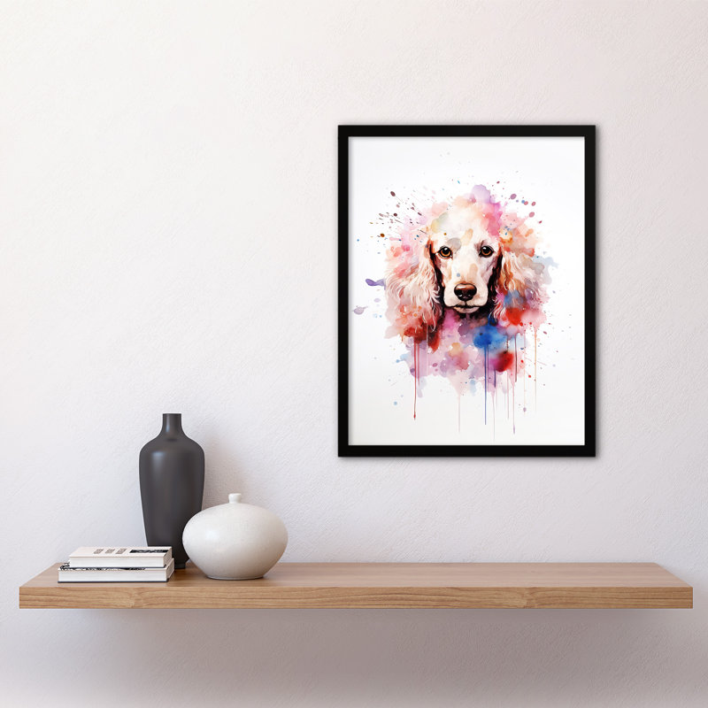 Poodle - Single Picture Frame Print