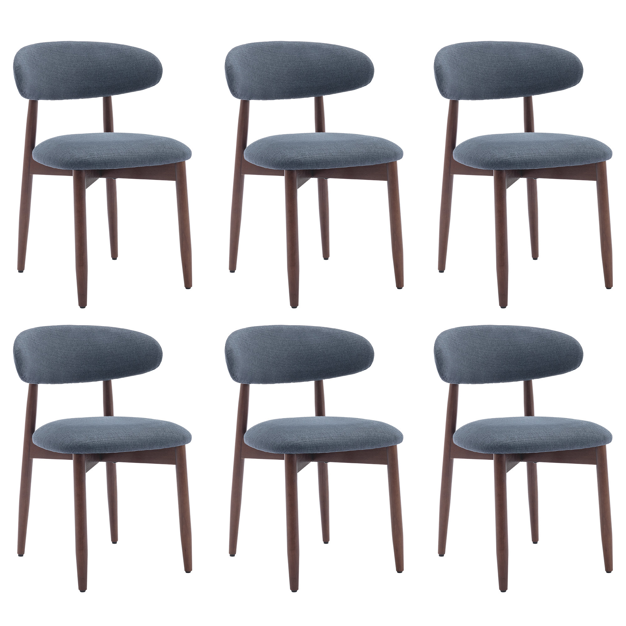 Corrigan Studio® Solon Solid Wood Upholstered Side Chair Dining Chair & Reviews | Wayfair