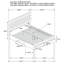Lit design moderne et minimaliste