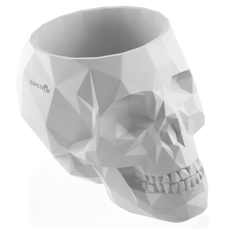 Handmade Pot Planter, White Matt