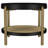 Benson Black Round End Table