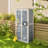 Aiho 63-Inch High Solid Wood Vertical Storage Shed-82396209