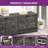 55" Farmhouse Shoe Storage Bench With Flip Drawer & Flip-Top Storage-432130731