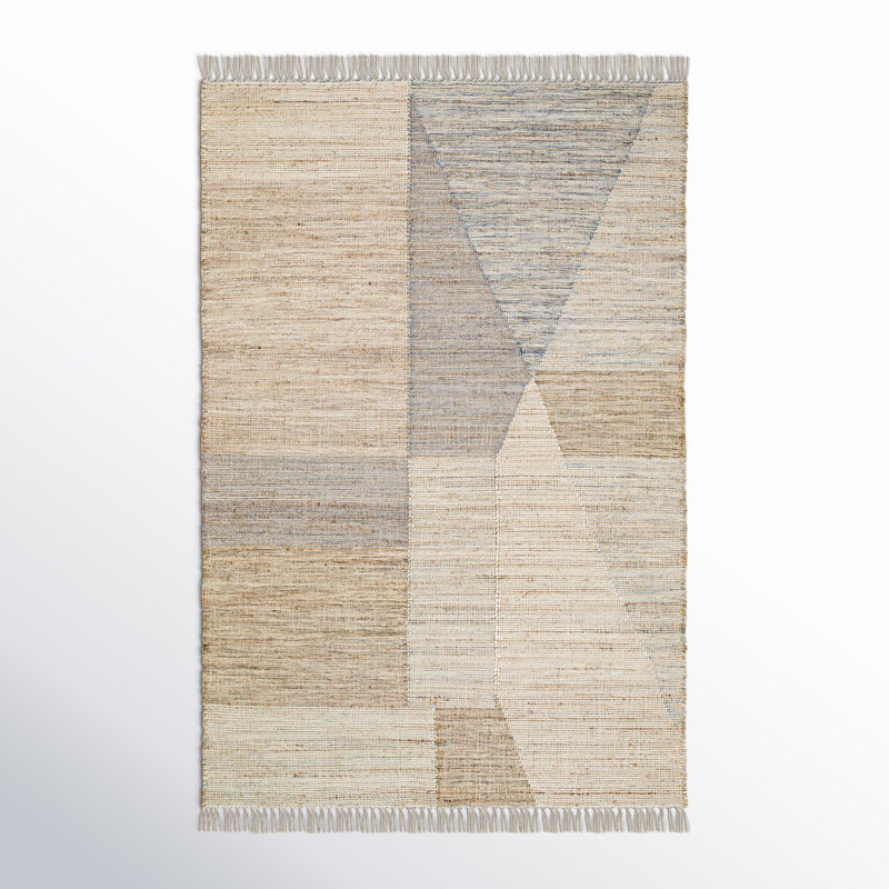 Tapis d'intérieur en jute Francis Pelia, Rectangle de 5 pi x 8 pi