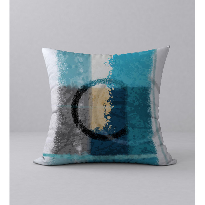 Charmante housse de coussin décorative carrée/insert, 24 po x 24 po