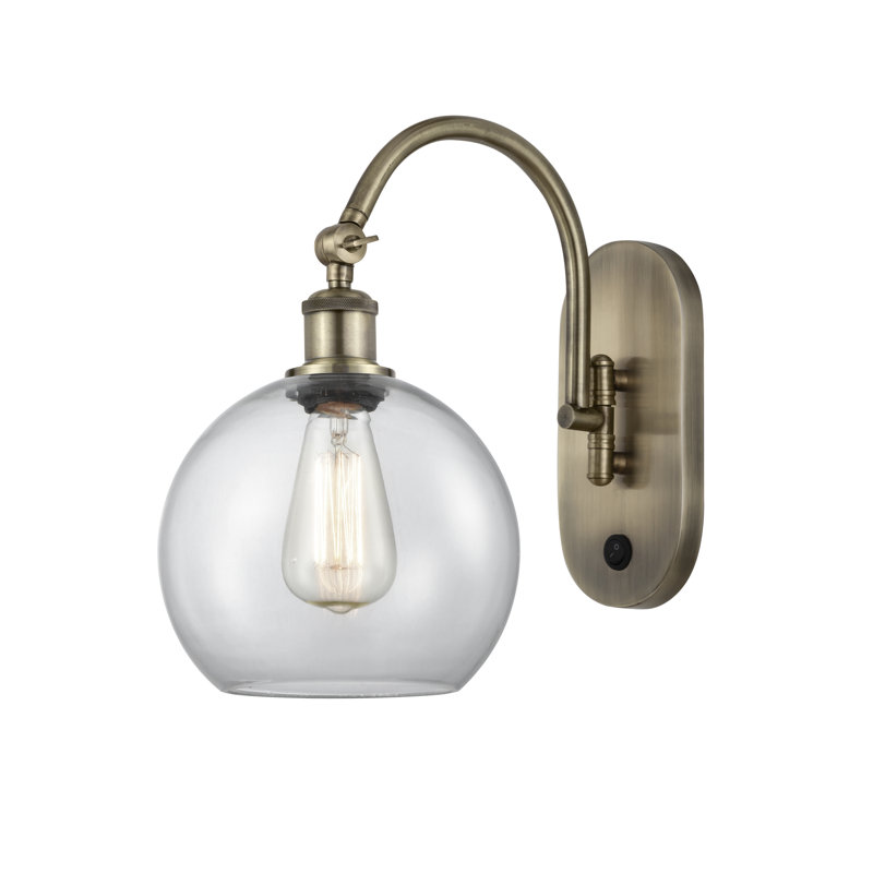 Bras pivotant en acier Ellington, Laiton antique, DEL