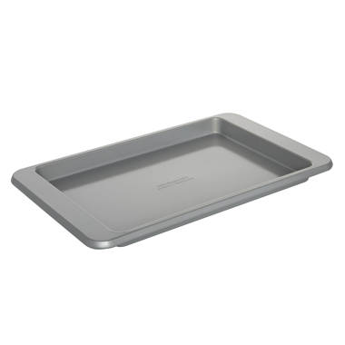 Kitchenaid 9X14-inch Medium Silicone Baking Mat in Gray and White 
