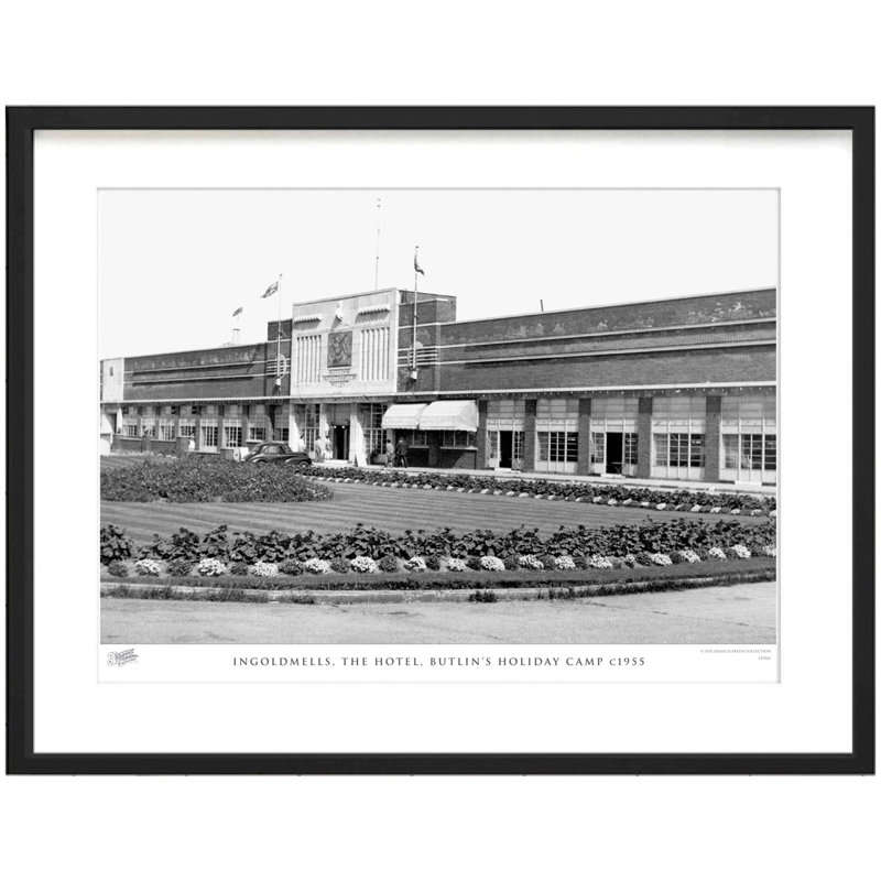 Ingoldmells, The Hotel, Butlin's Holiday Camp C1955t - Single Picture Frame Print, 63.3cm H x 83.5cm W x 2.3cm D