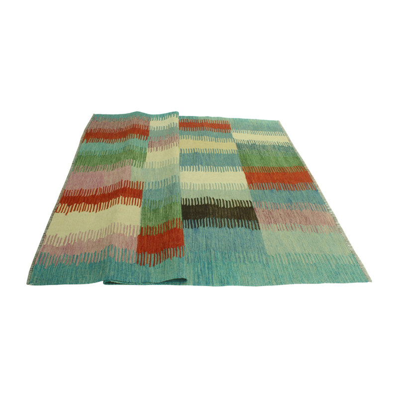 Celestyn Wool Striped and Geometric Indoor Rug