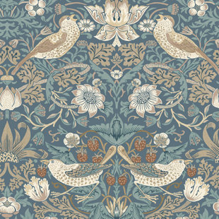 William Morris at Home 10m x 52cm Texture Matte Wallpaper Roll