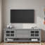 Meuble télé moderne pouvant accueillir un téléviseur de 60 pouces ou un meuble multimédia avec rangement multifonctionnel pour le salon et la chambre à coucher-163742727