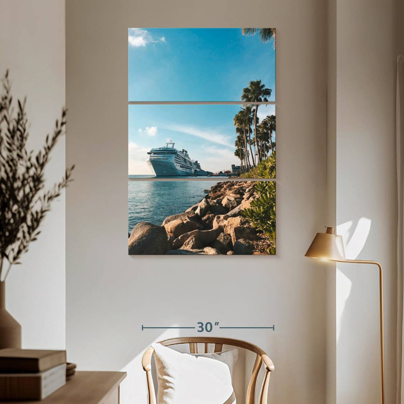 Mehar Aruba Cruise Ship, 65" H x 42" W