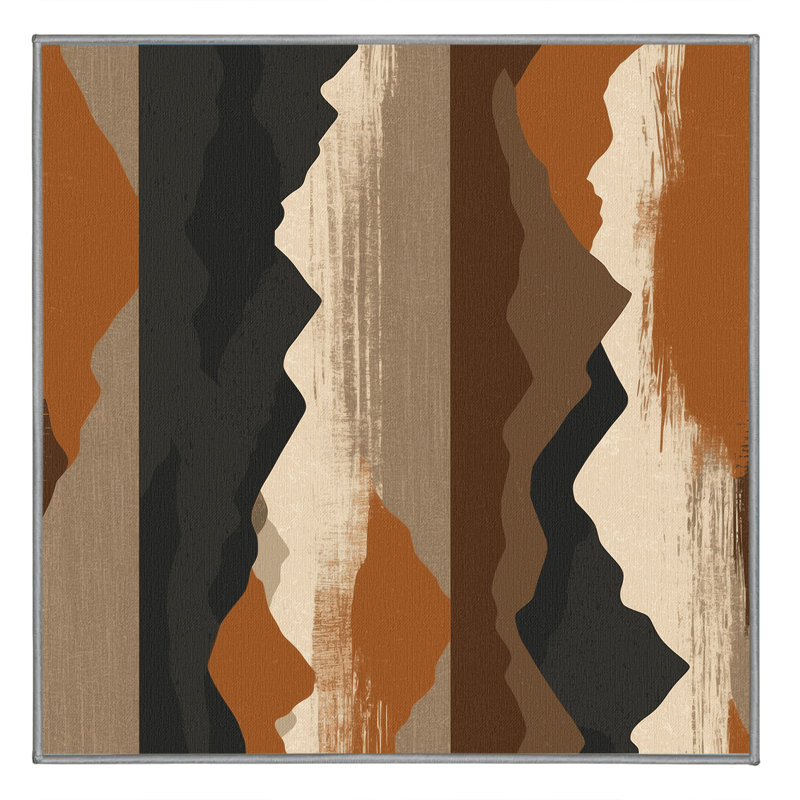 Aurora Rise Rug, Square 4'