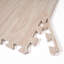 6 tapis de sol en mousse de grain de bois blanc de 6 pièces de 24 pouces * 24 pouces convenant à la salle de sport intérieure et à la maison