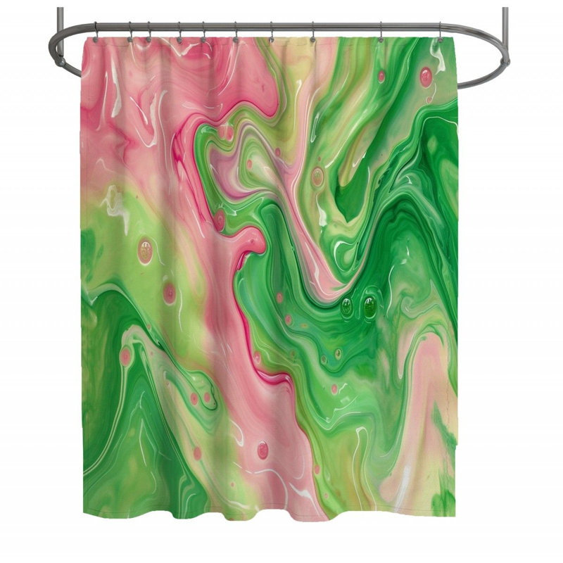 Rideau de douche Marble - Décoration de salle de bain, H 93 po x l 70 po