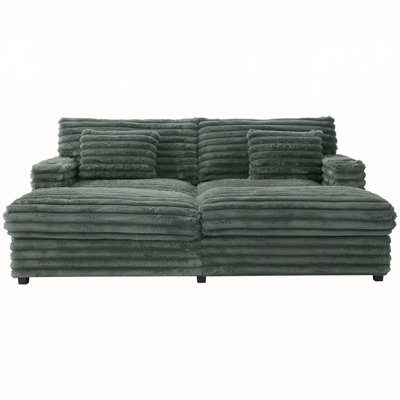Oversized Double Chaise Lounge Sofa