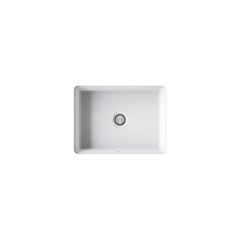 Under-Mount Bathroom Sink, White