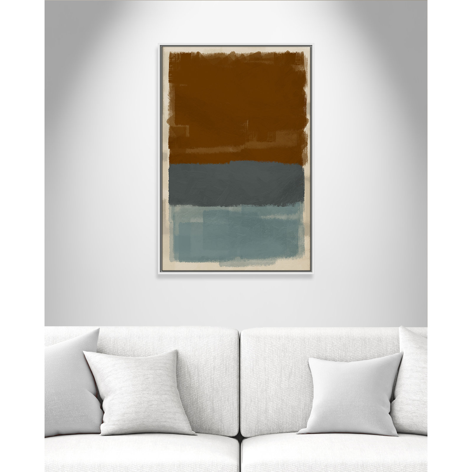 Turbulent Honesty Print by Marcus Prime, 25.5'' W x 37.5'' H, White Floater