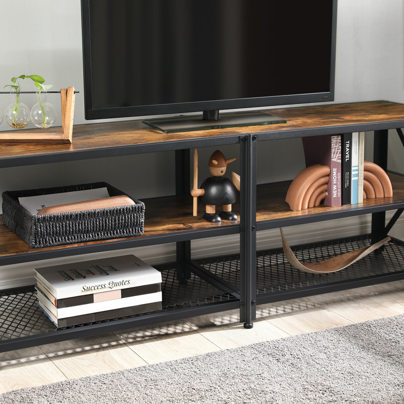 Bayswater 55.1'' Media Console, Rustic Brown/Black, 63"