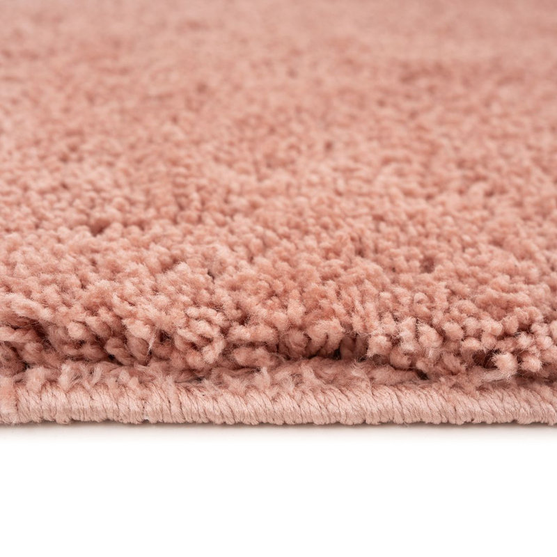 Solid Colour Machine Tufted Shag Area Rug, 80cm x 150cm