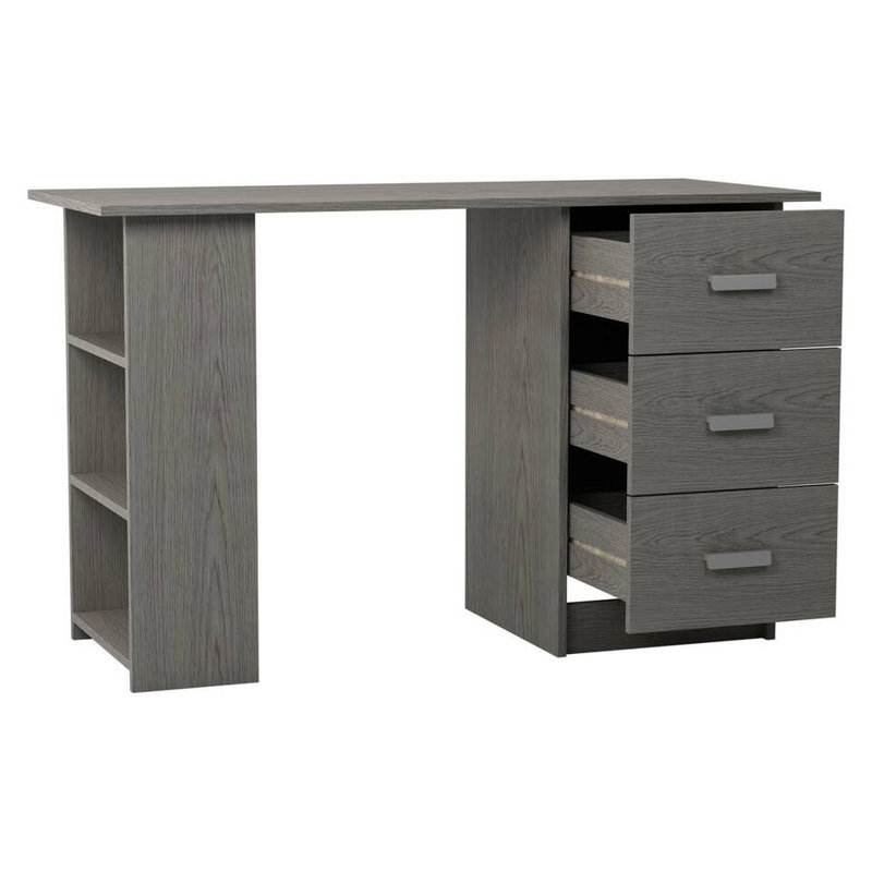 Sonnette Rectangle 49cm L Computer Table, Grey