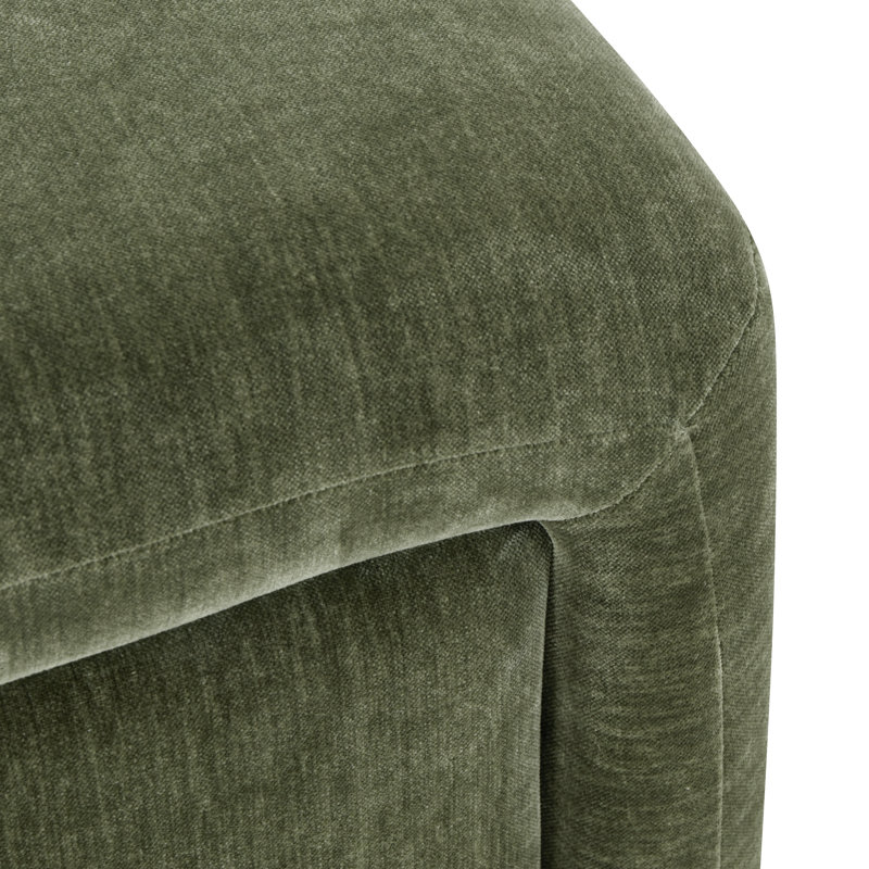 Banc de rangement Elgin en vert Sagano