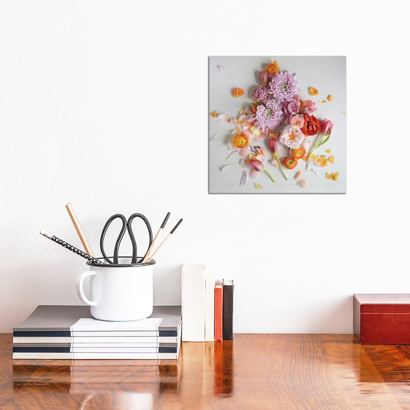 Fresh Bloom 1 Piece Wall Art on Canvas, 30.48 cm H x 30.48 cm W, Wrapped Canvas