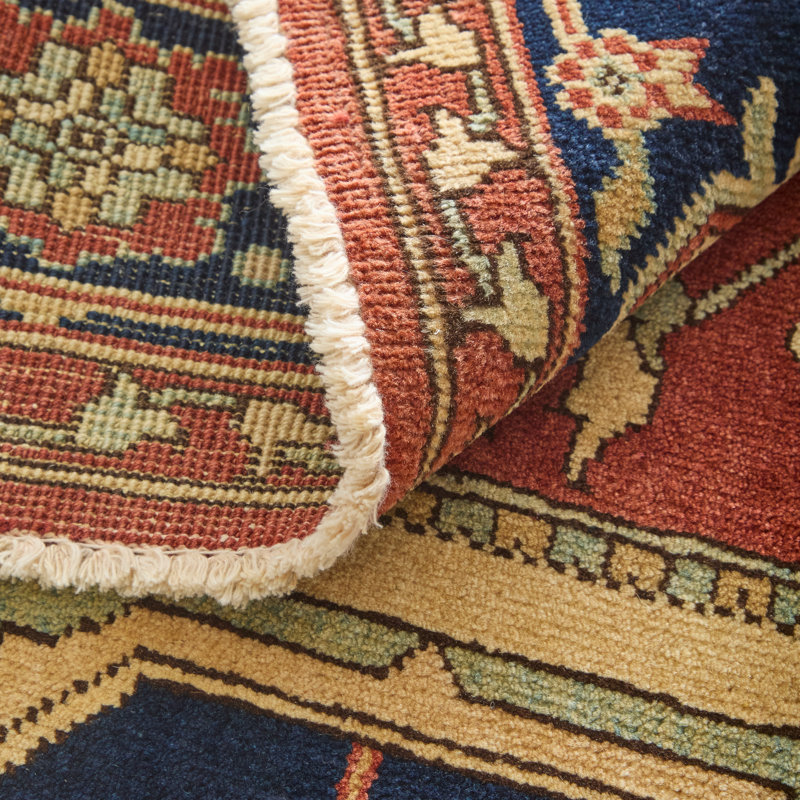 Tapis oriental traditionnel Alton, Ivoire ivoire, Rond 9 pi