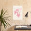 Chat de cowboy fantaisiste, chat ludique et abstrait, paysage naturel, affiche murale-976021761