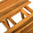 Foldable Outdoor Wood Table, Adjustable And Portable, Finish, Ideal For Gatherings Side Table With No Assembly, Foldable, Fits Beside