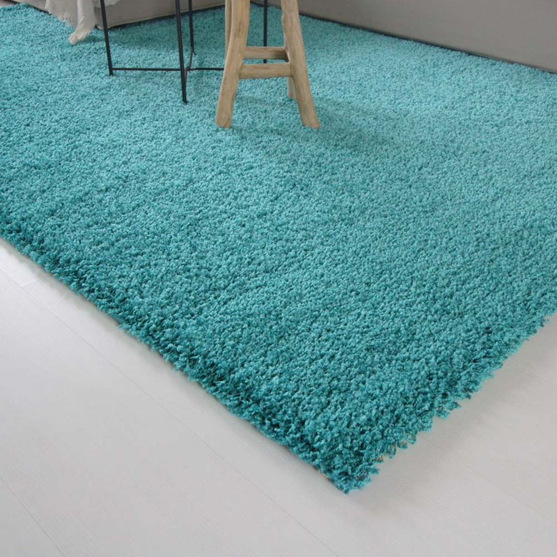 Aloysia Solid Colour Shag Area Rug, Rectangle 240 x 340cm