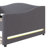 Teddy Fleece Full Upholstered Daybed with LED Lights and Trundle-1083262945