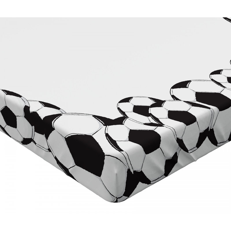 Microfiber Geometric Fitted Sheet, Full Fitted Sheet