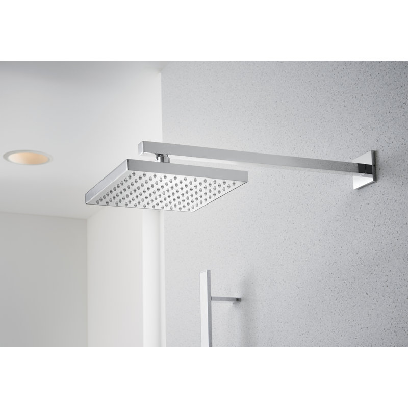 Rohl Shower Rain Fixed Shower Head, Satin Nickel