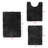 Kriebel Luxury Ultra Soft Bathroom Rugs with Non-Slip Backing (Set of 3)-622679198