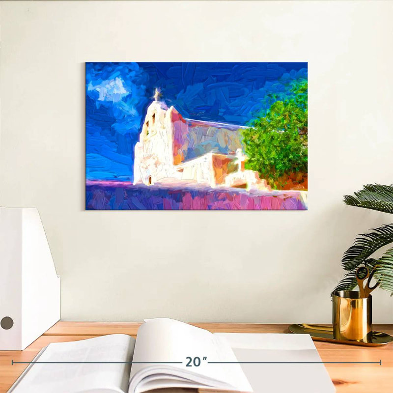 Adella, Église d'Adobe, H 8 po x l 12 po