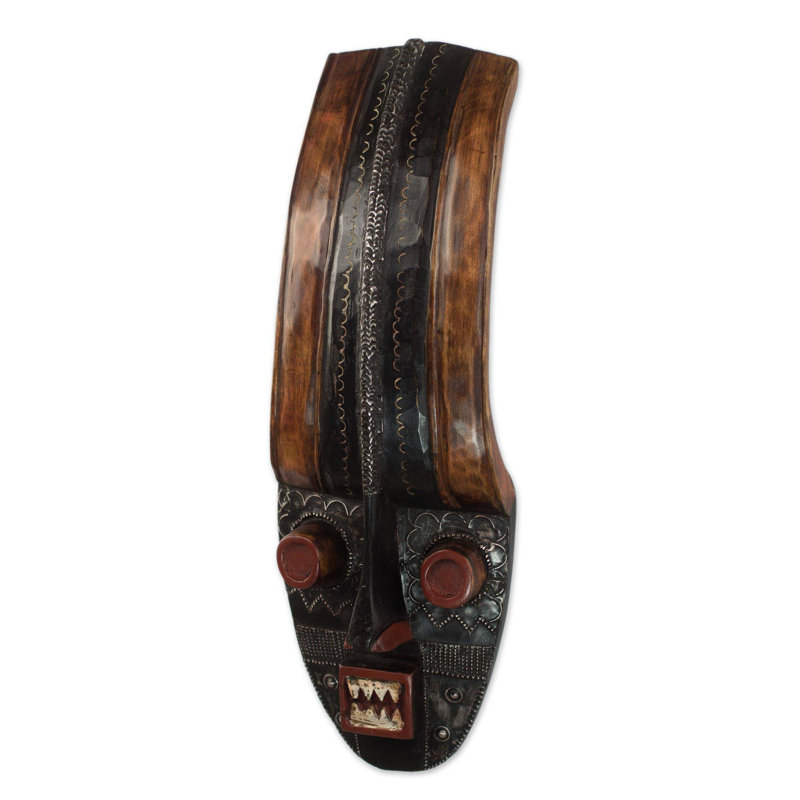 African Handmade Solid Wood Wall Decor