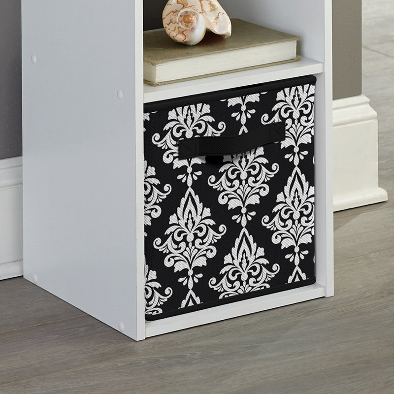 Bac de rangement en tissu Cubeicals, Black/Black