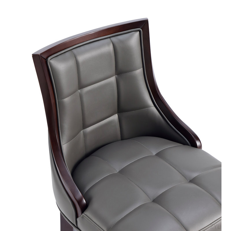 Tabouret de bar Fifth Avenue, Similicuir gris