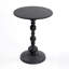 2P, table de bout vintage en métal, table d'appoint ronde pour table de chevet et table d'appoint