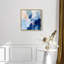 Oliver Gal Boundless Blues II Abstract - Heavy Gel Top Coat Framed Canvas Art-1019519509-1019519497