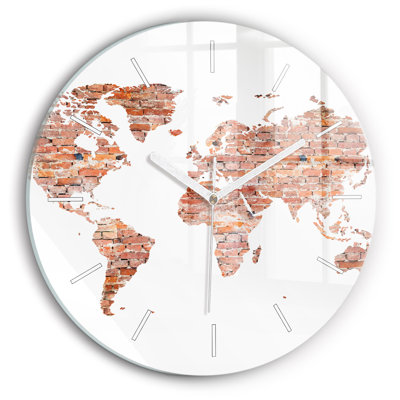 Glass Wall Clock