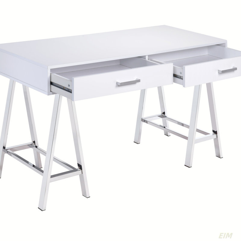 Bureau d'écriture Coleen, Chrome