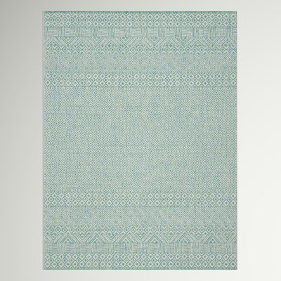 Tapis intérieur / extérieur vert Elio