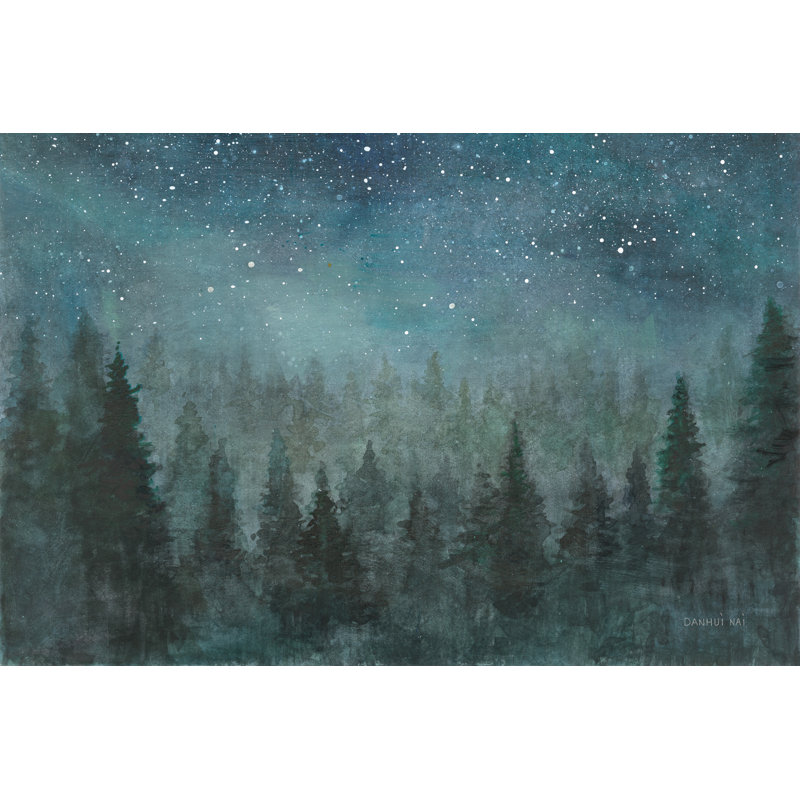 Clearest Night by Danhui Nai - Wrapped Canvas Painting, 51cm H x 76cm W x 3.8cm D