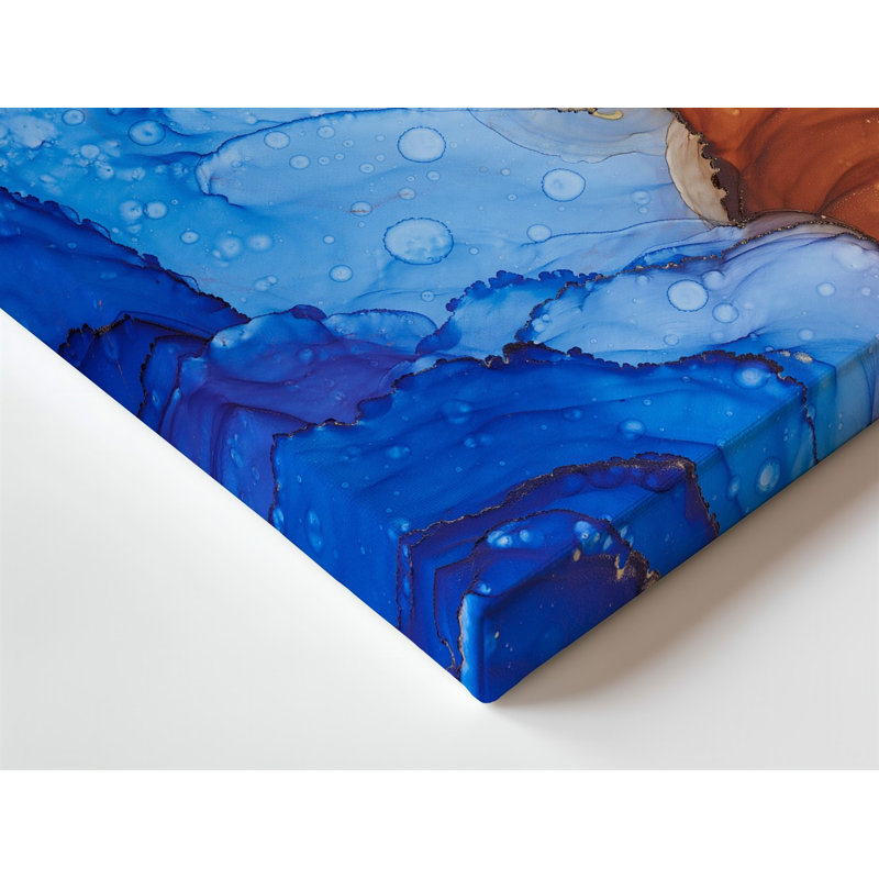 Reproduction d'art sur toile abstraite, H 9 po x l 12 po