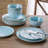 Ceramic Dinnerware Sets Handmade Reactive Glaze Plates And Bowls Set